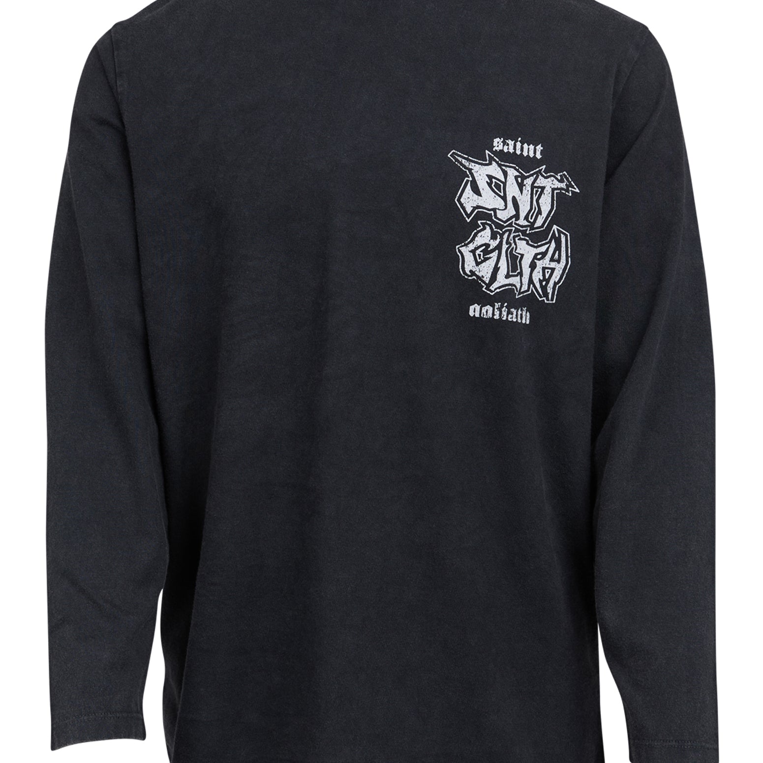 Teen Established Ls Tee Washed Black
