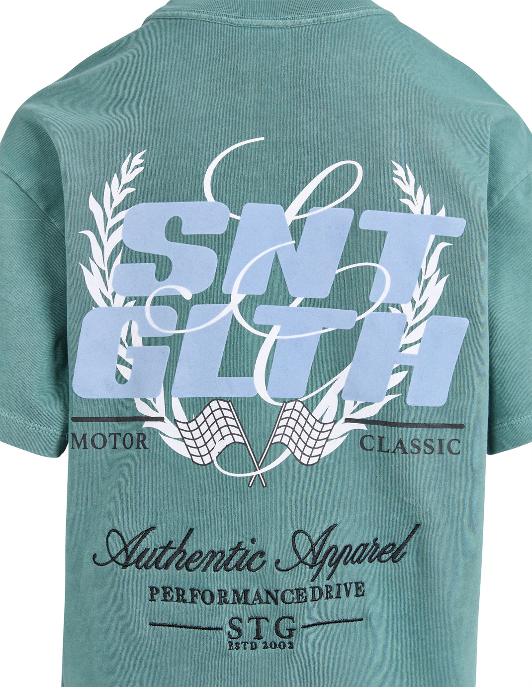 Kids Crest Fleece Tee Forrest