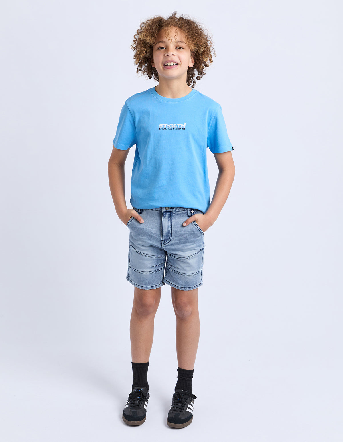 Teen Como Short Blue