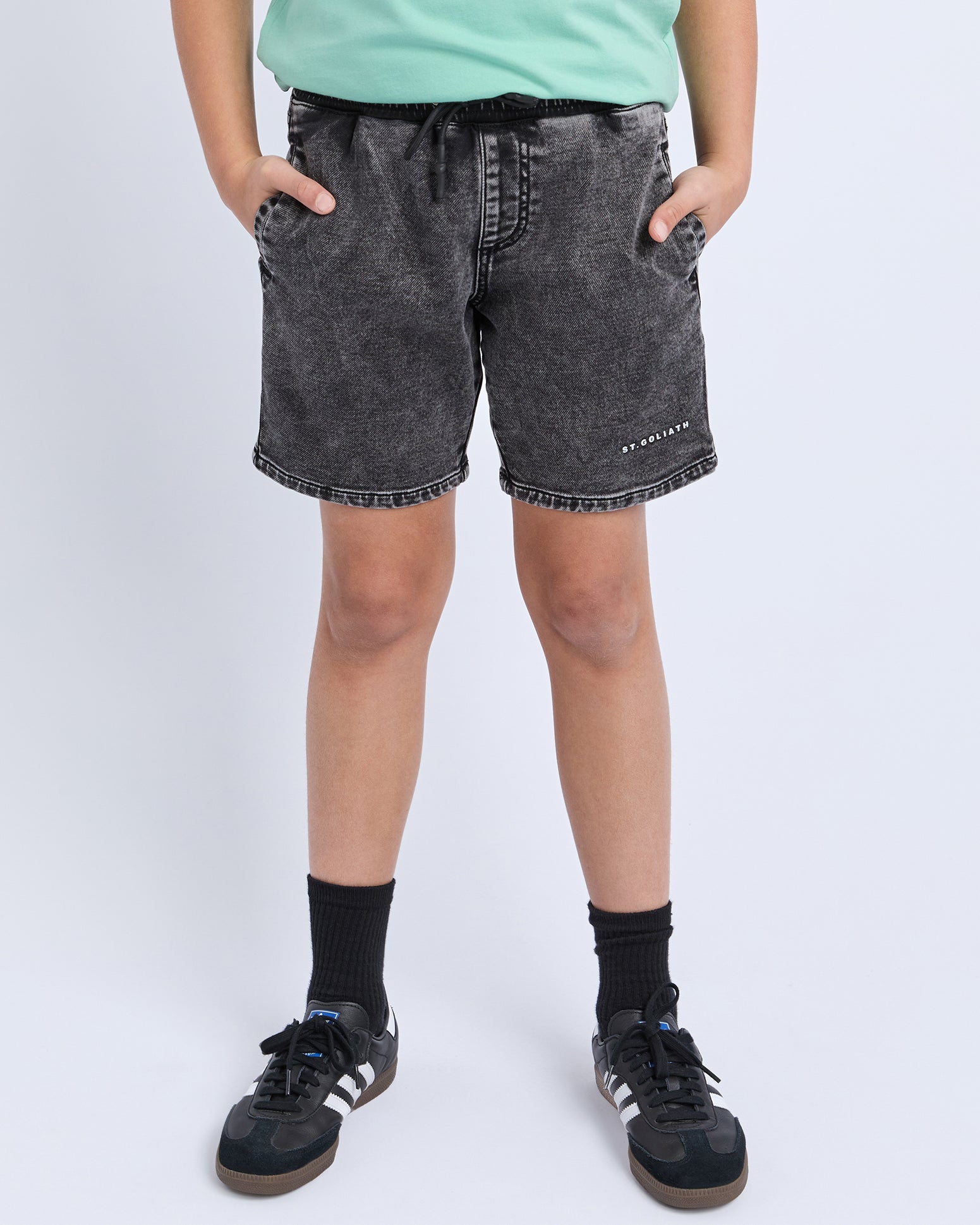 Teen Fairhaven Short Washed Black