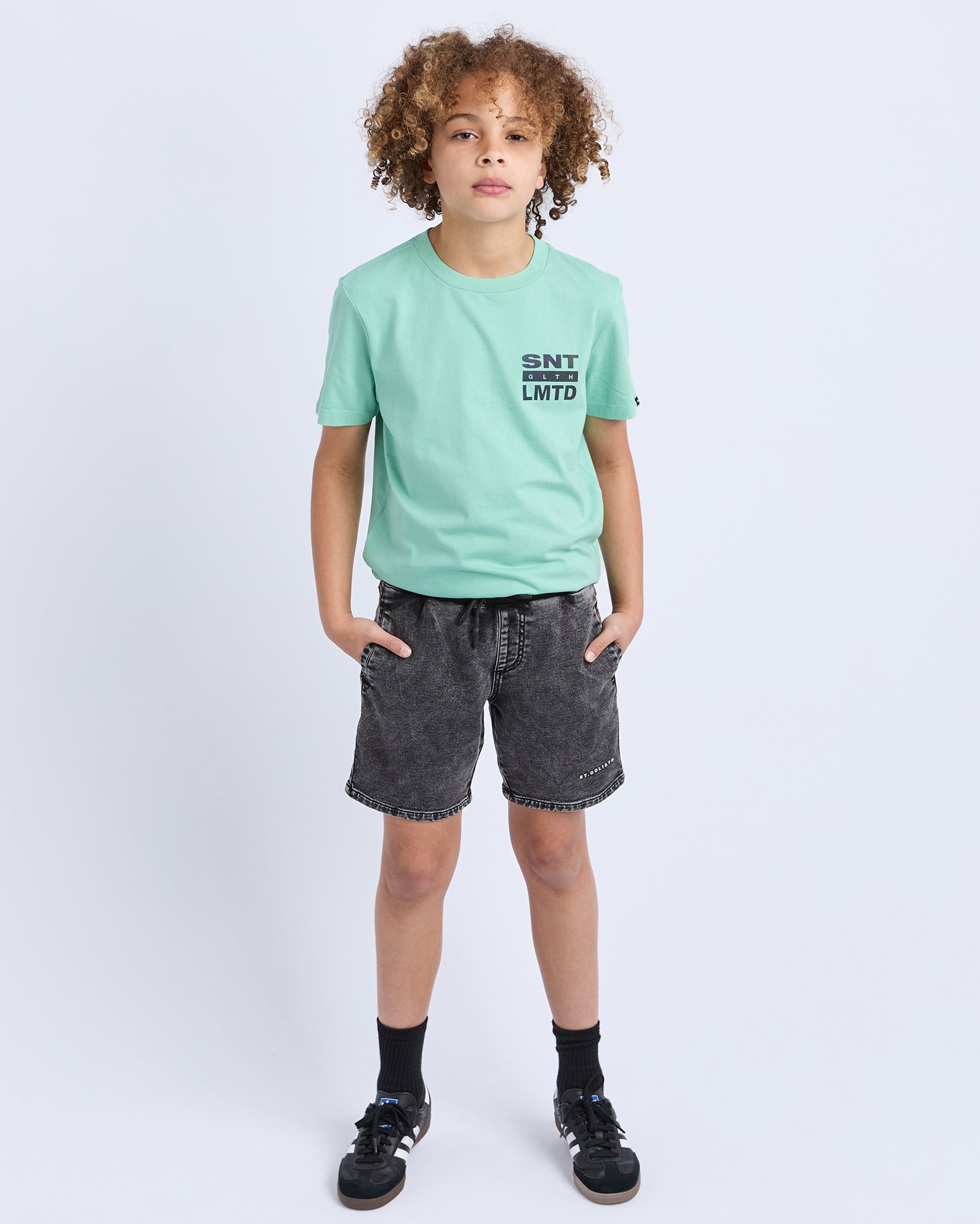 Teen Fairhaven Short Washed Black