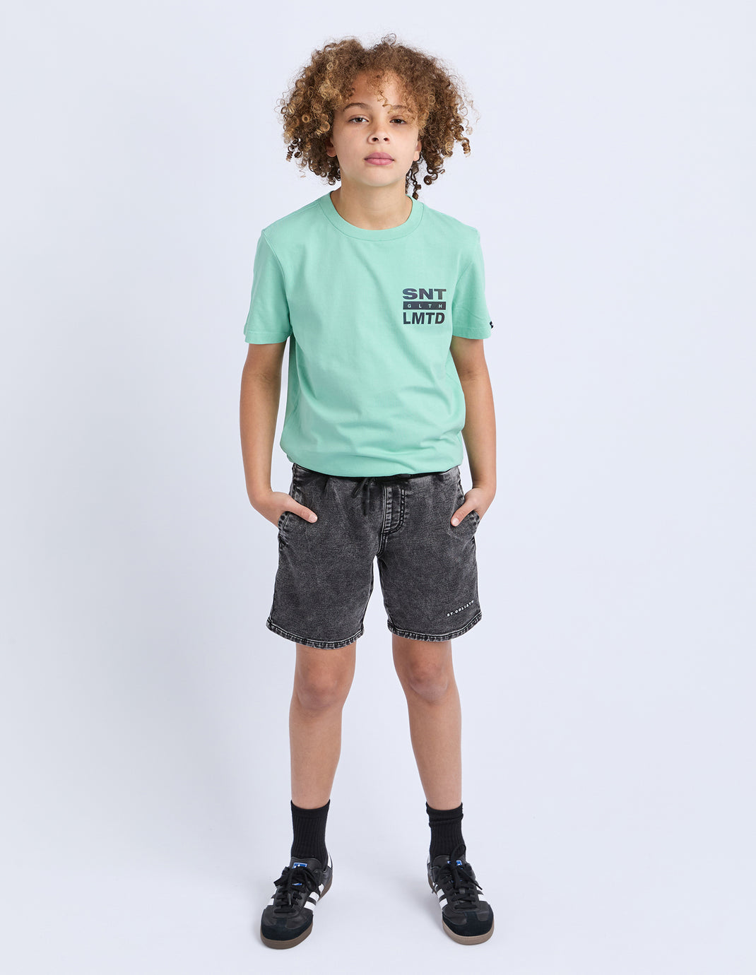 Teen Fairhaven Short Washed Black