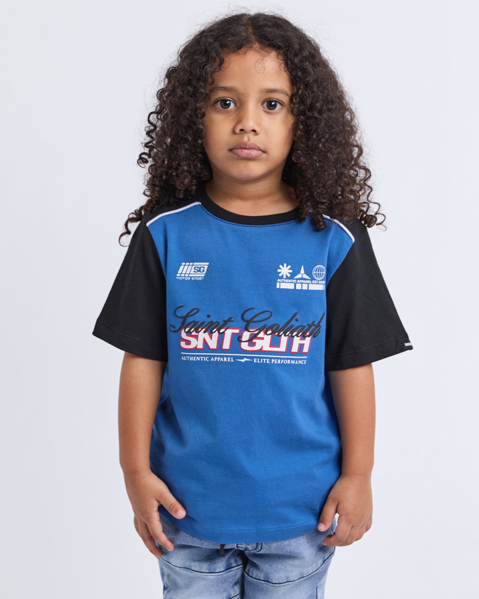 Kids Overdrive Tee Blue