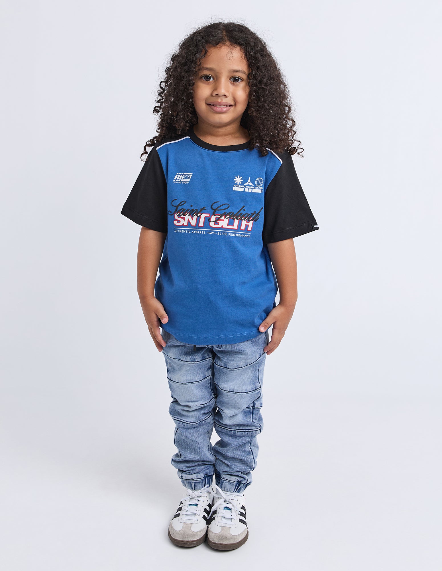 Kids Overdrive Tee Blue