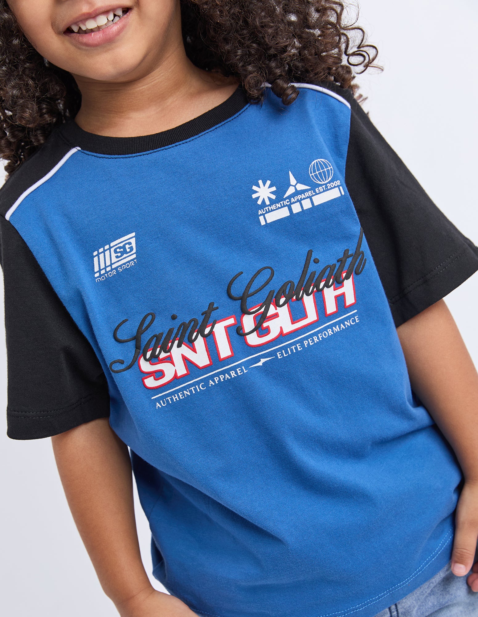 Kids Overdrive Tee Blue