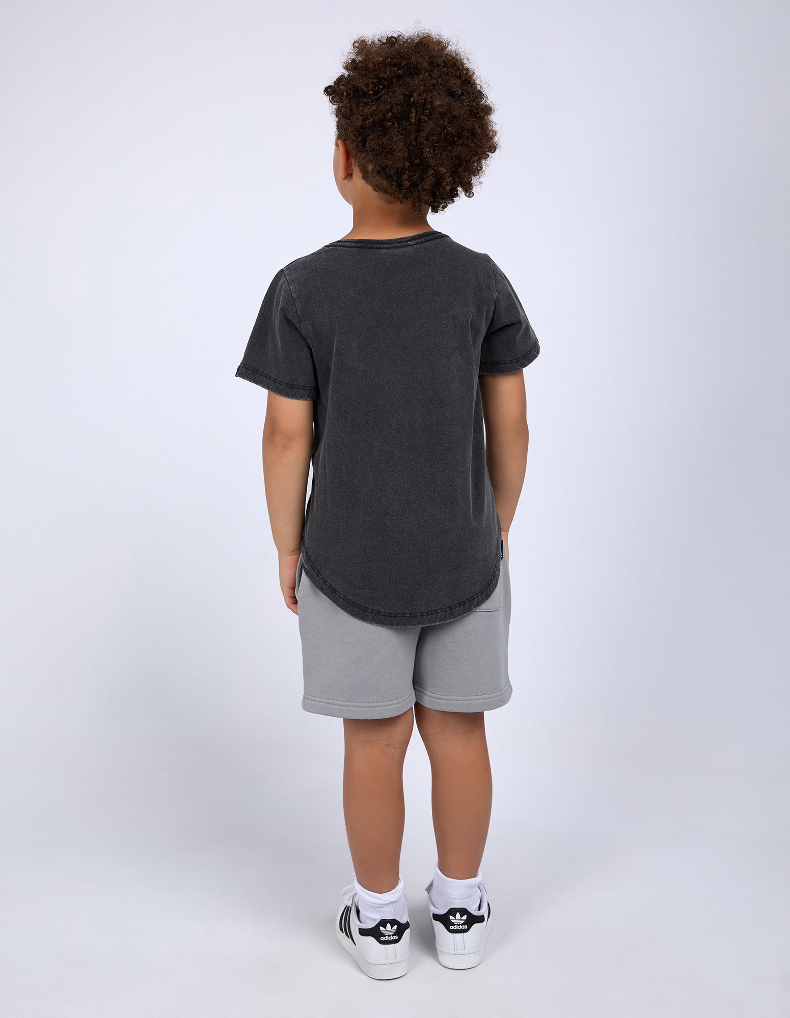 Kids Stg Essential Tee Washed Black