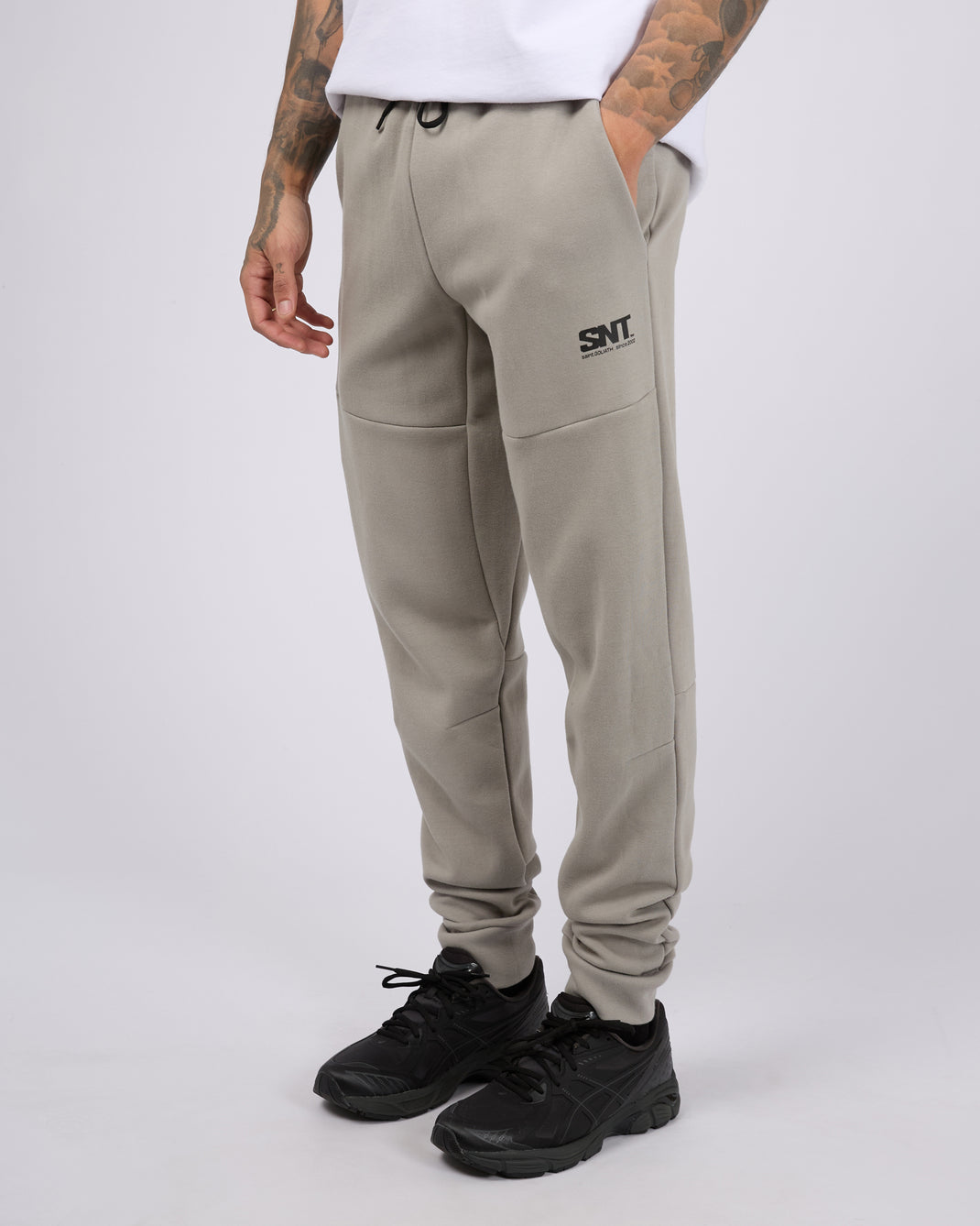 Tech Track Pant Grey Marle