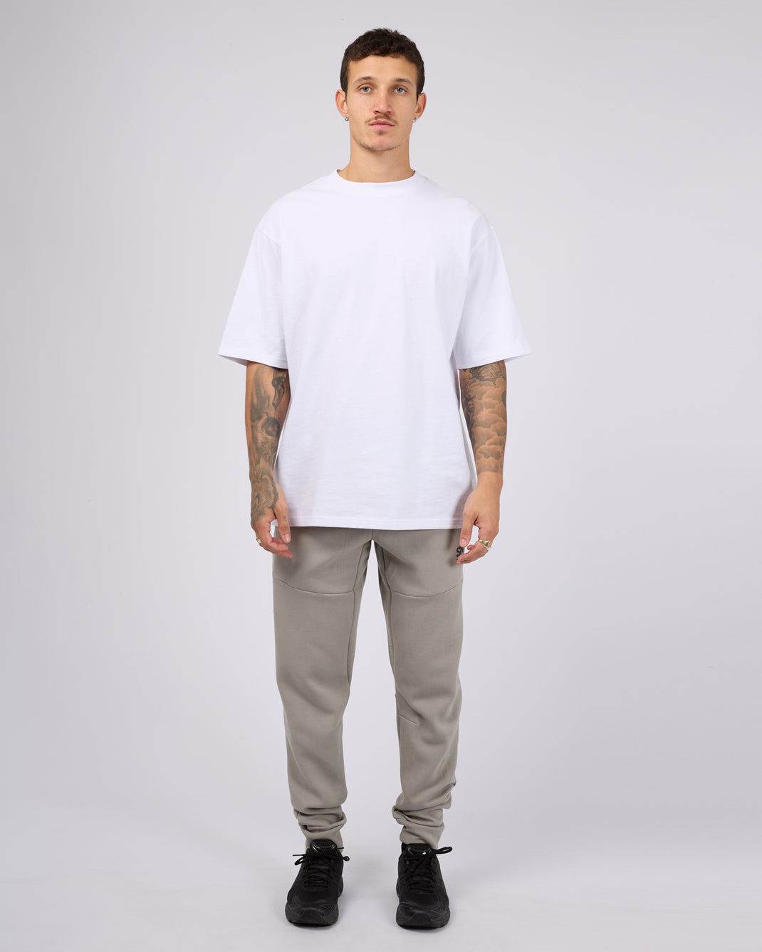 Tech Track Pant Grey Marle