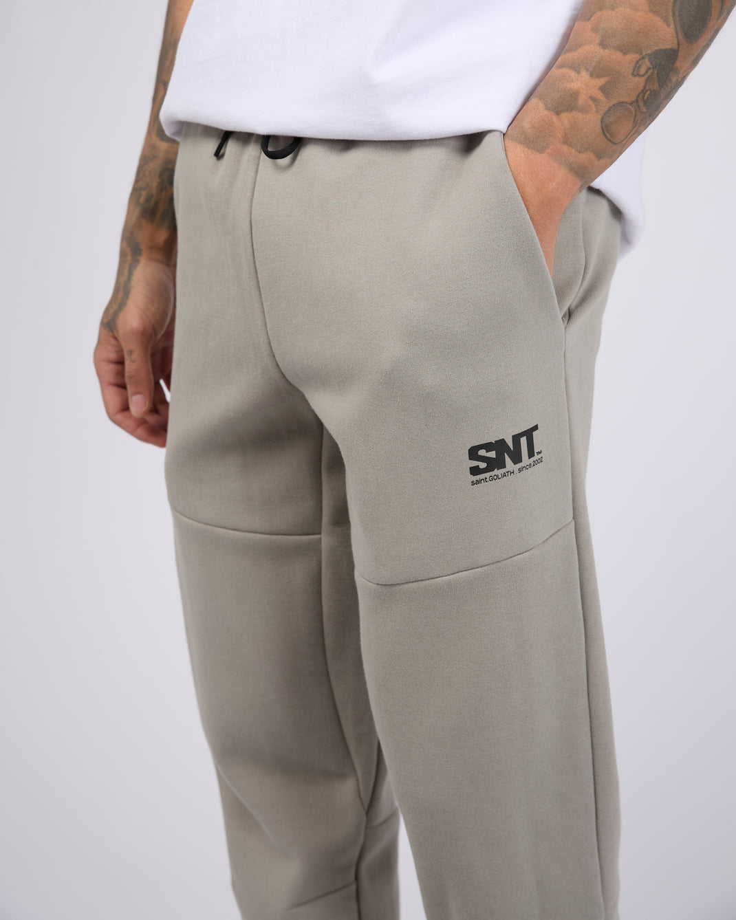 Tech Track Pant Grey Marle