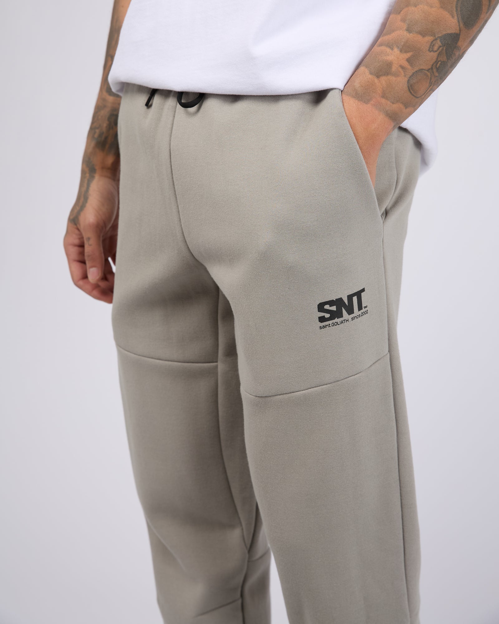 Tech Track Pant Grey Marle