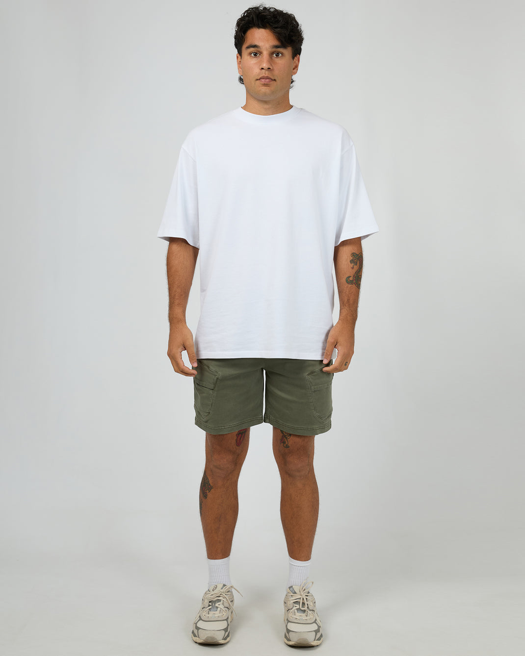 Gully Cargo Short Khaki