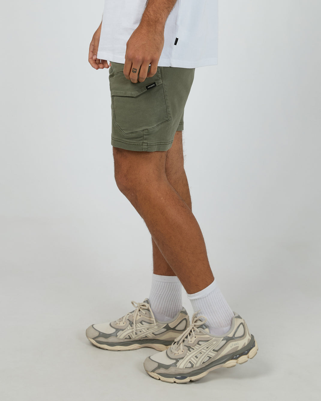 Gully Cargo Short Khaki