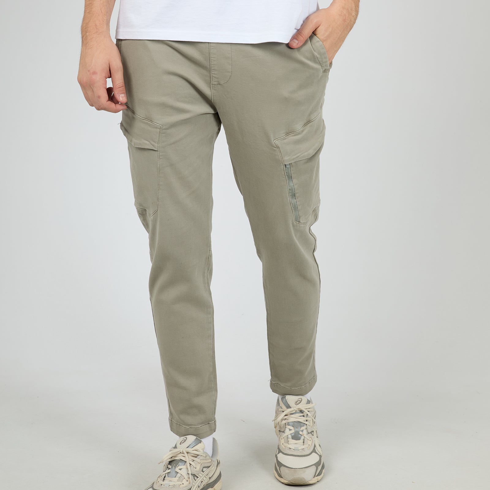 Inset Cargo Pant Grey