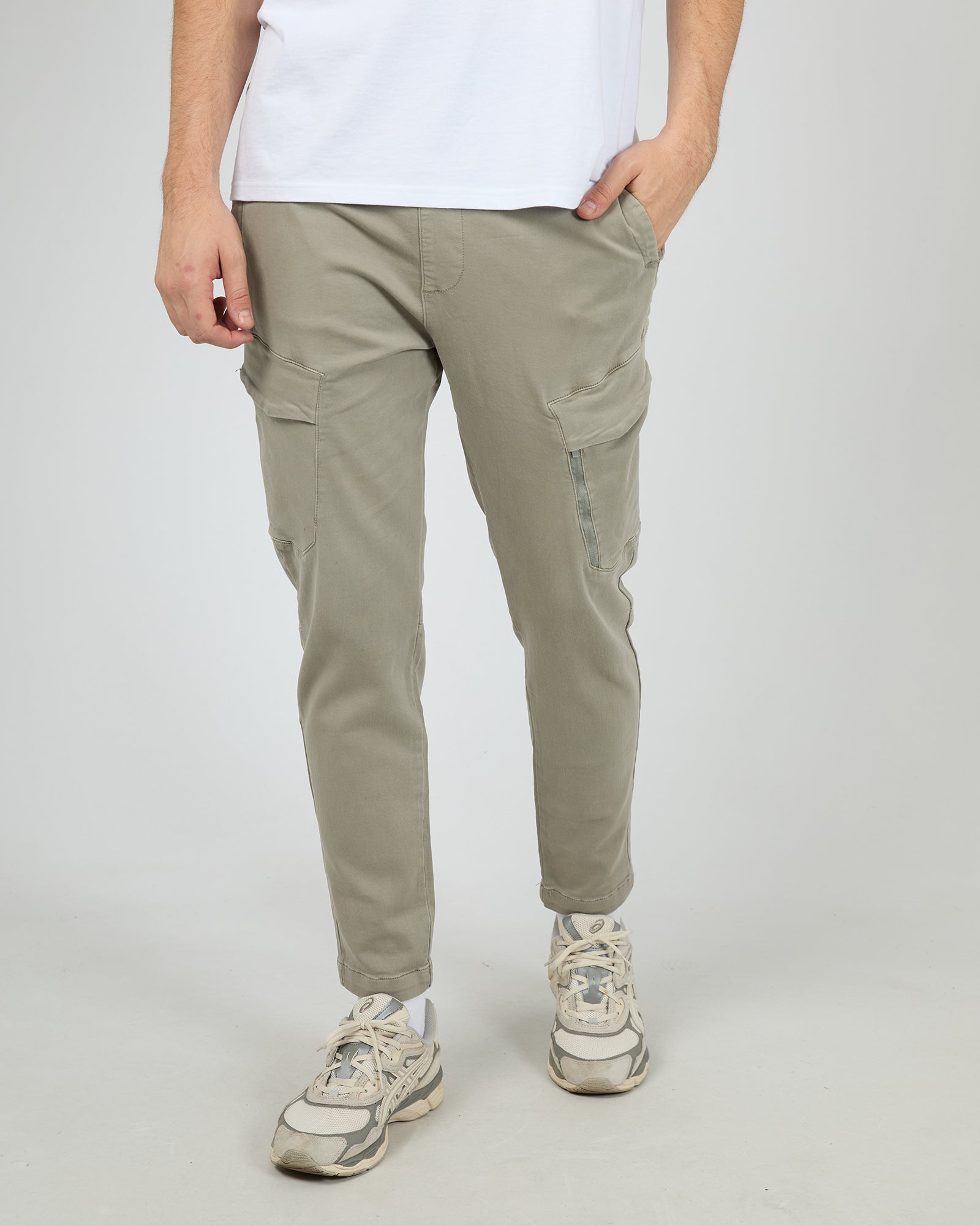 Inset Cargo Pant Grey