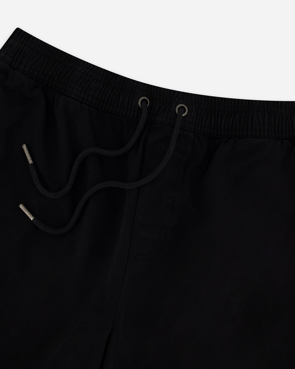 17 Inch Twill Jogger Washed Black