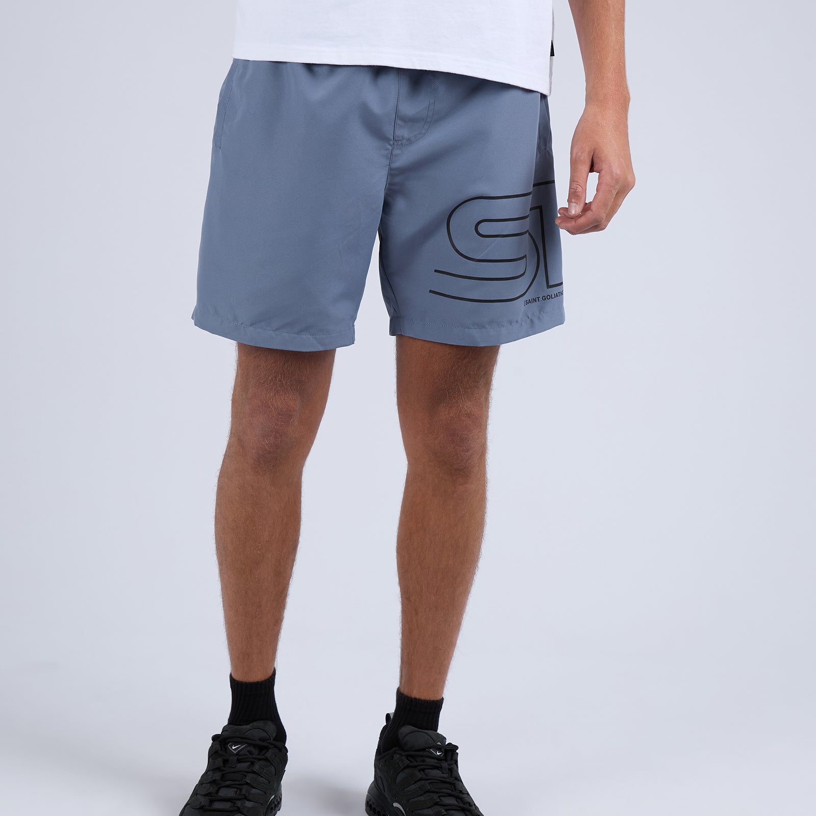 Link Volley Short Steel Blue