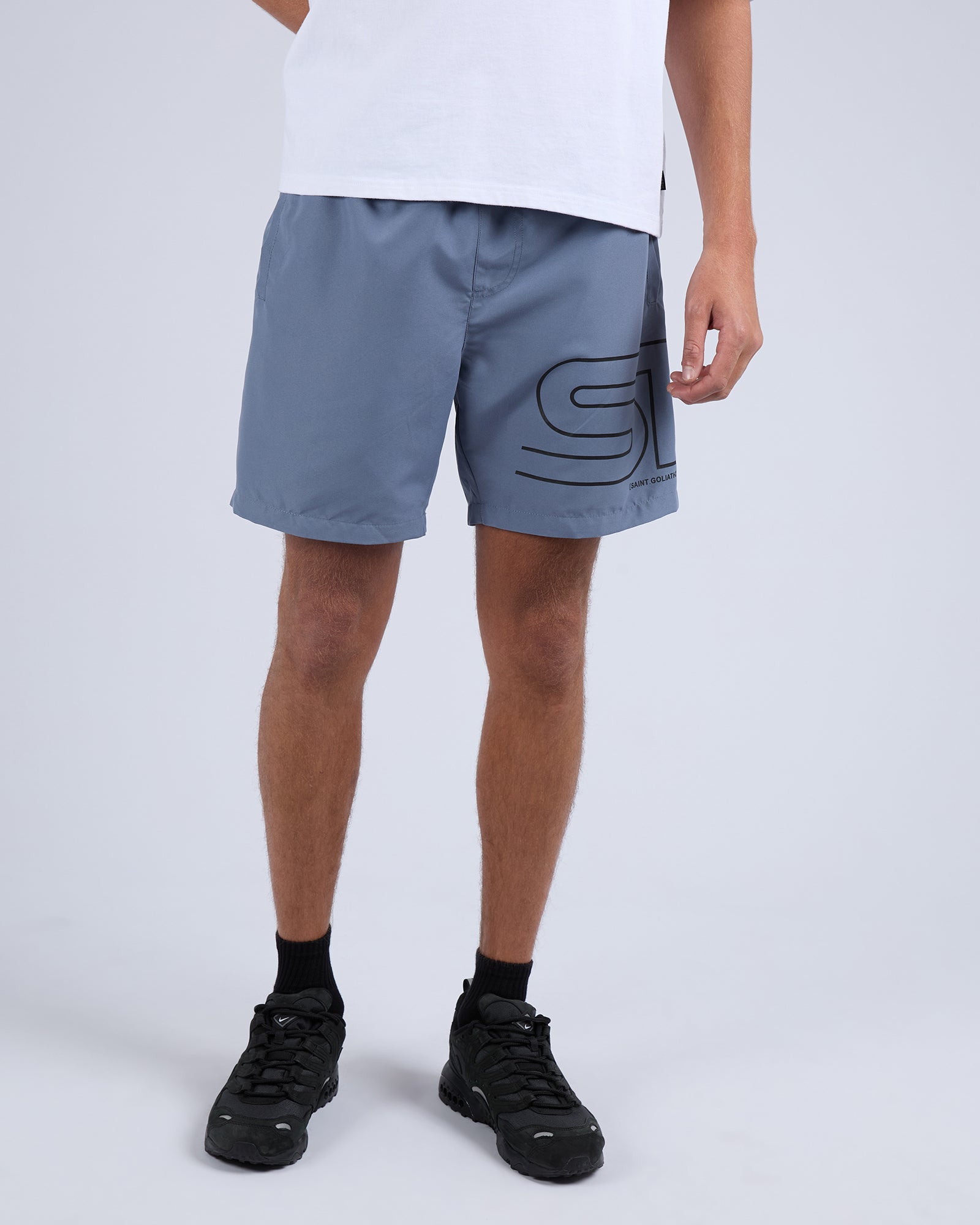 Link Volley Short Steel Blue