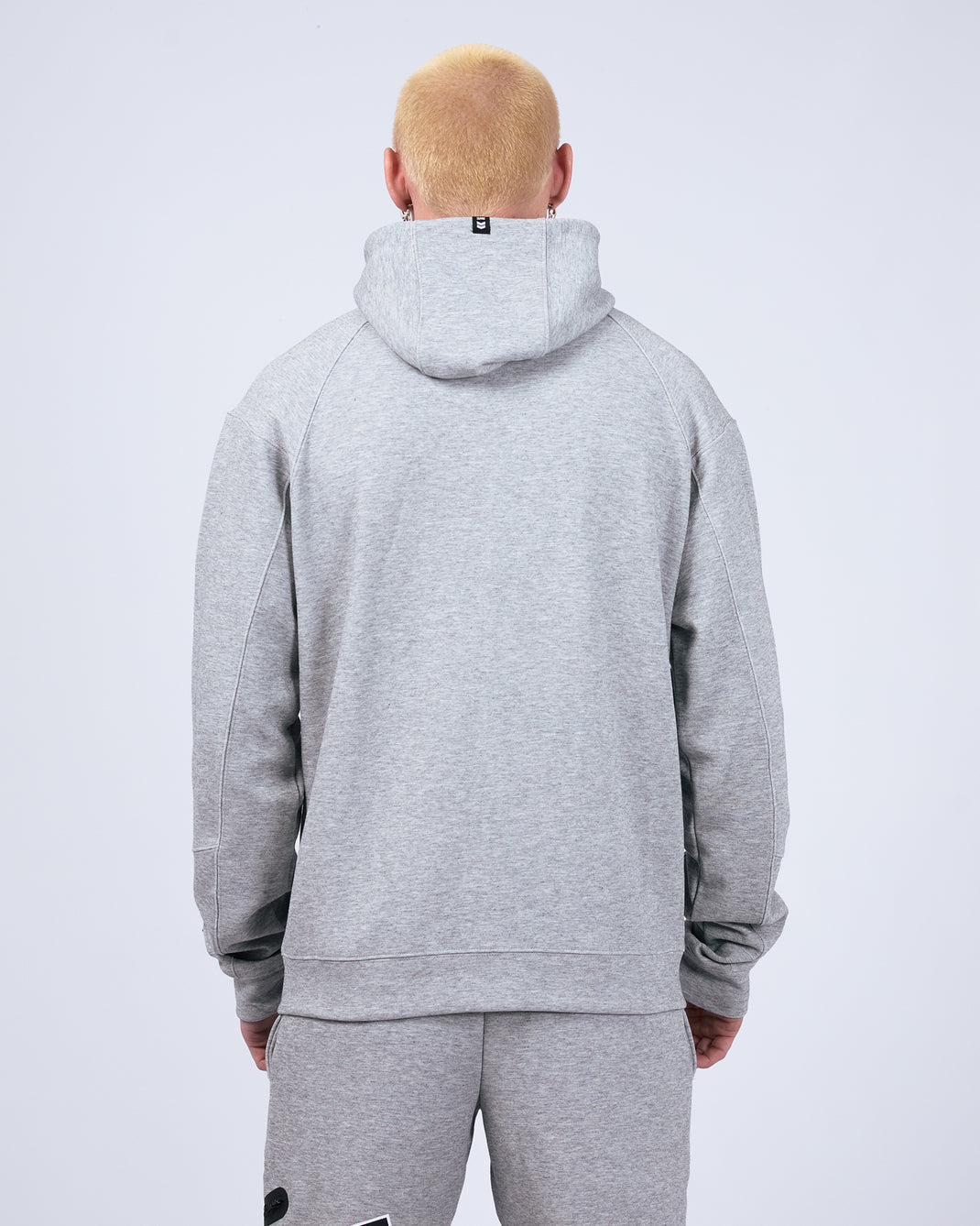 Tech Zip Hoodie Grey Marle