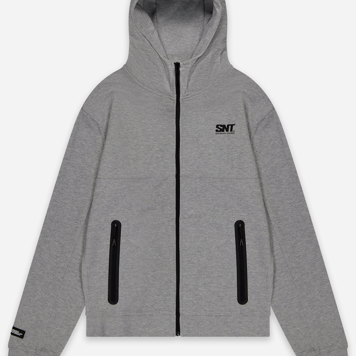 Tech Zip Hoodie Grey Marle