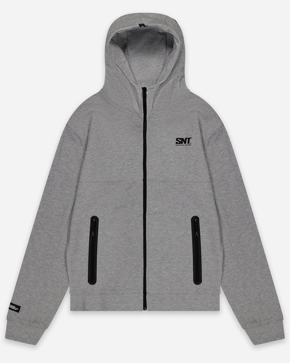 Tech Zip Hoodie Grey Marle