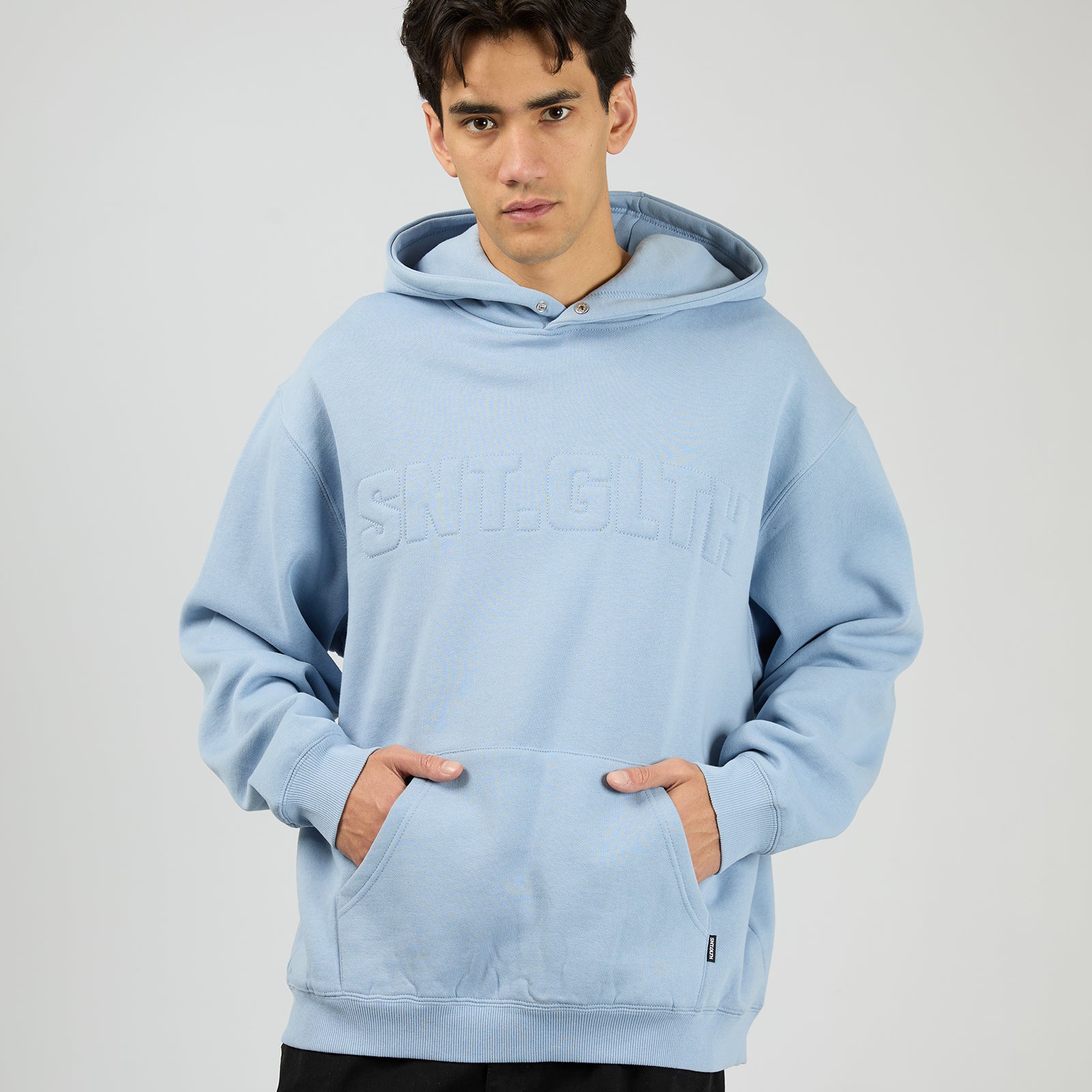 Raised Hoodie Blue