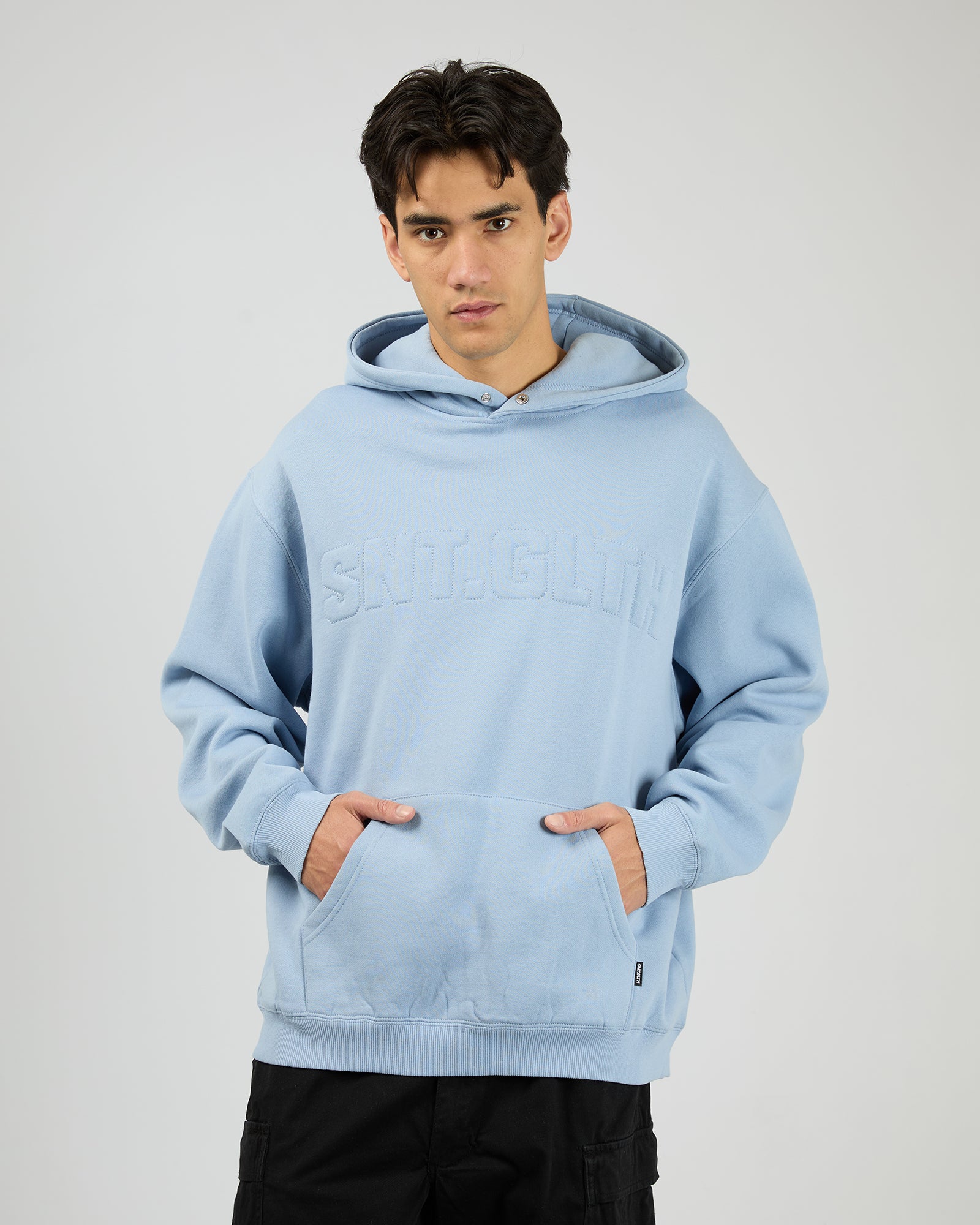 Raised Hoodie Blue