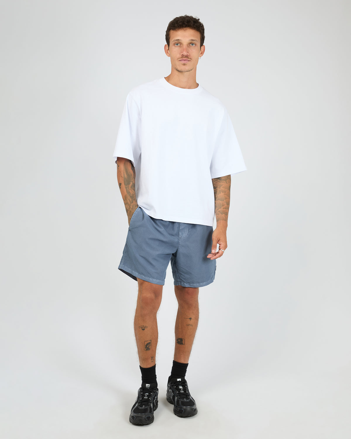 Illusion Short Oxford Blue