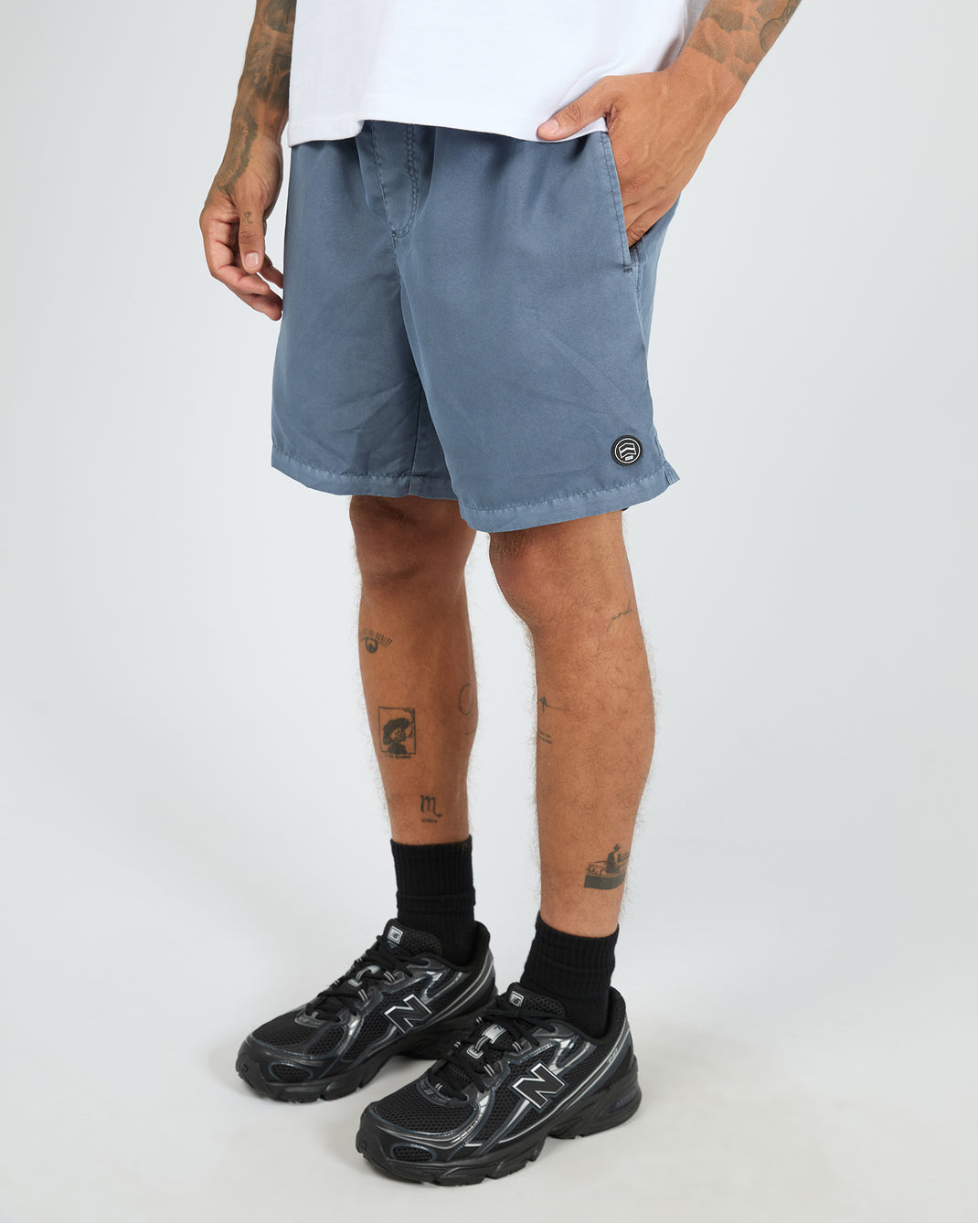 Illusion Short Oxford Blue
