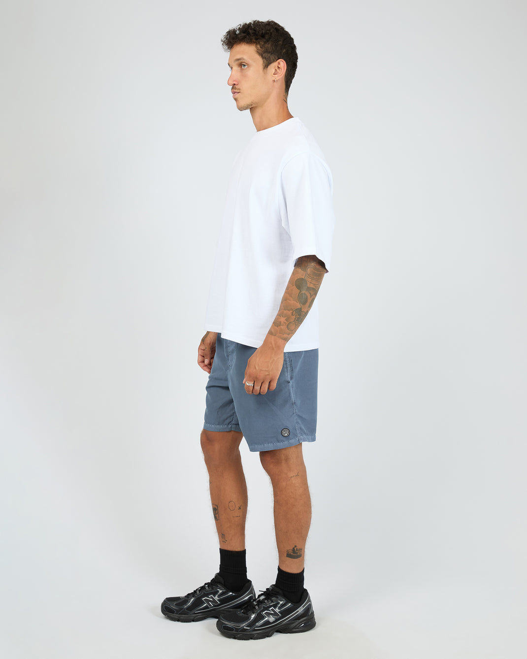 Illusion Short Oxford Blue