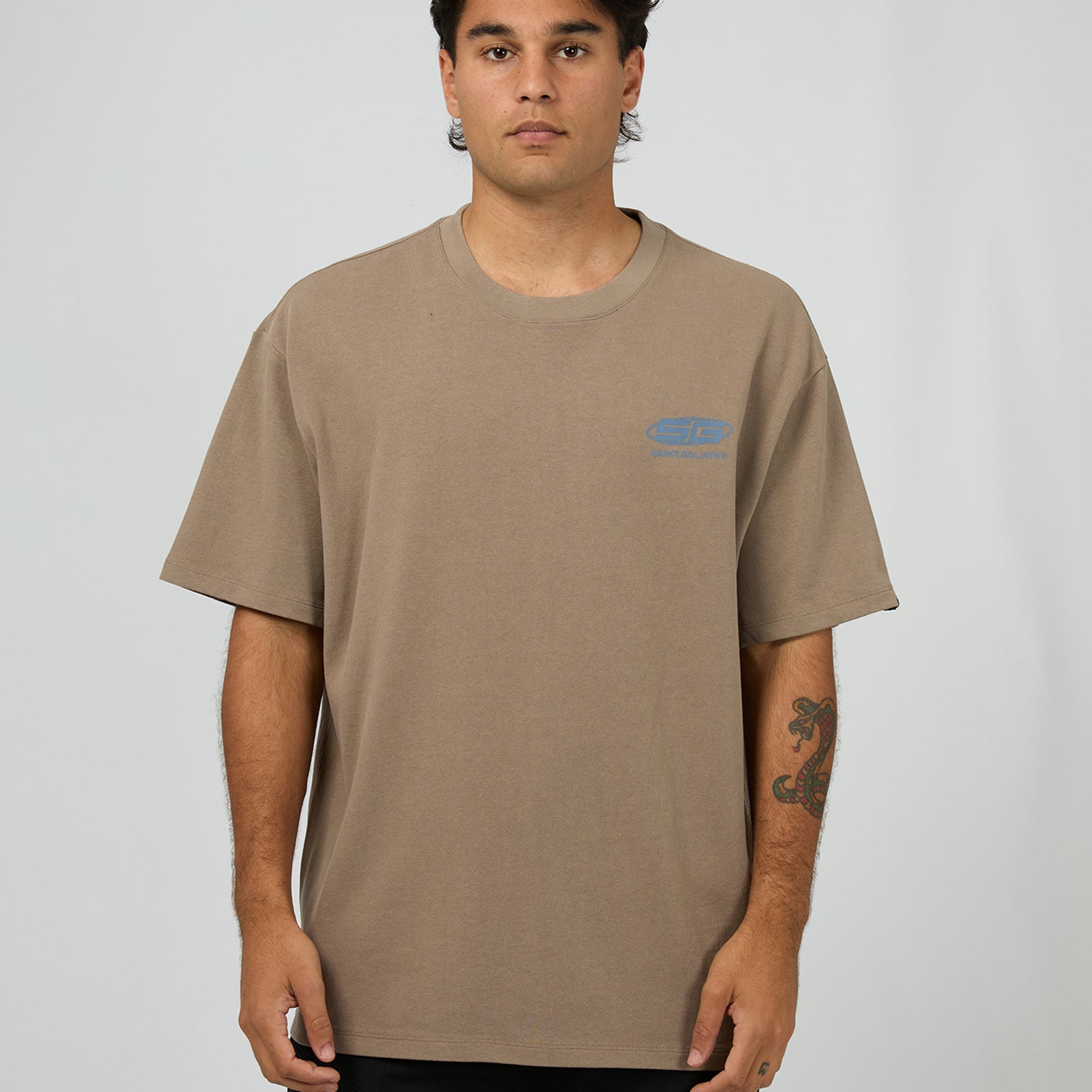 Saturn Tee Brown