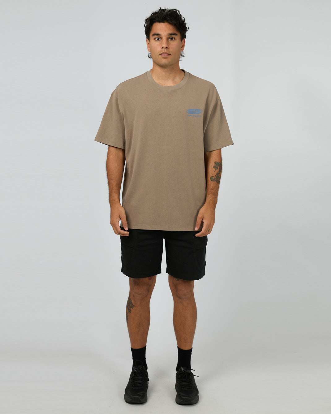 Saturn Tee Brown