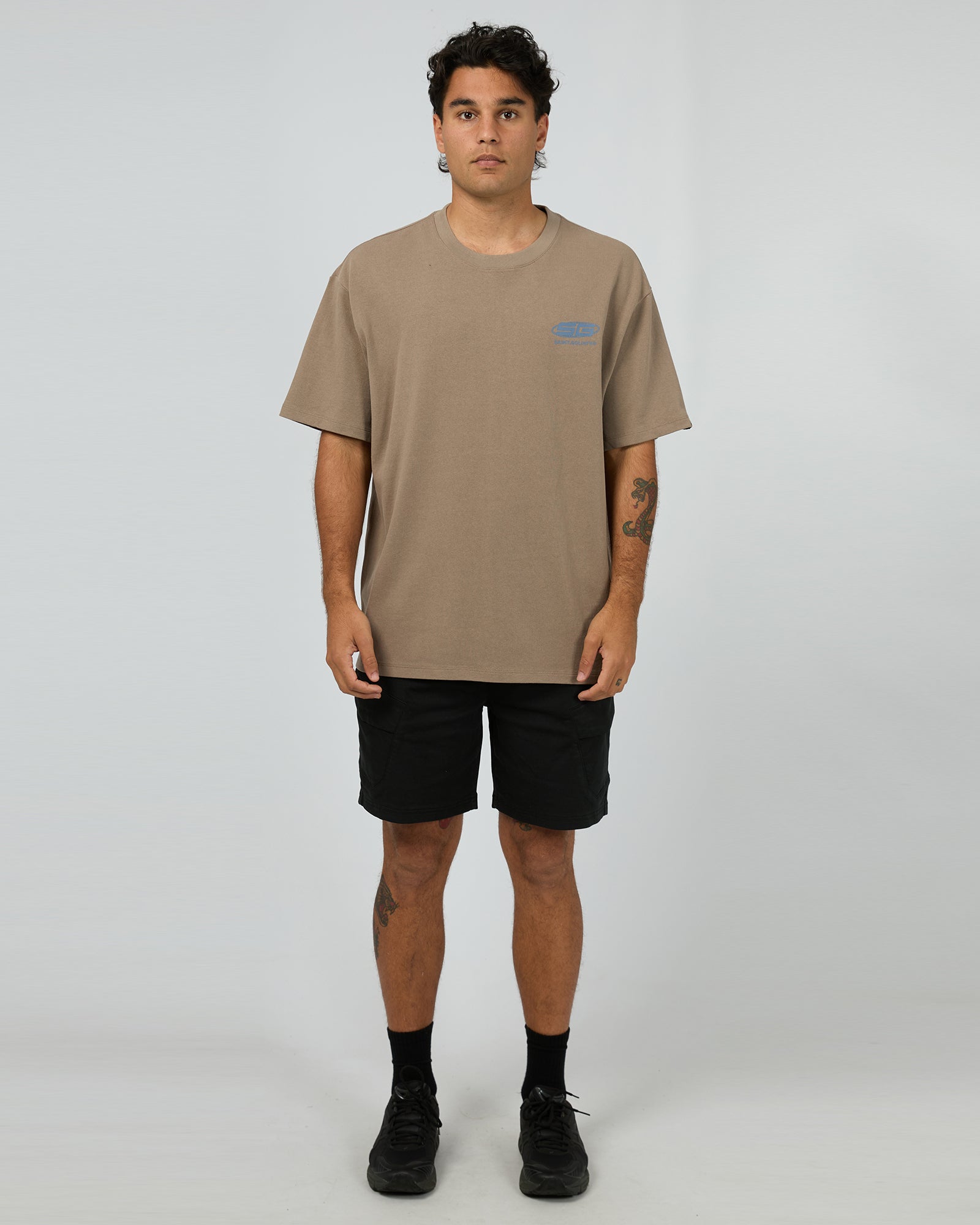 Saturn Tee Brown