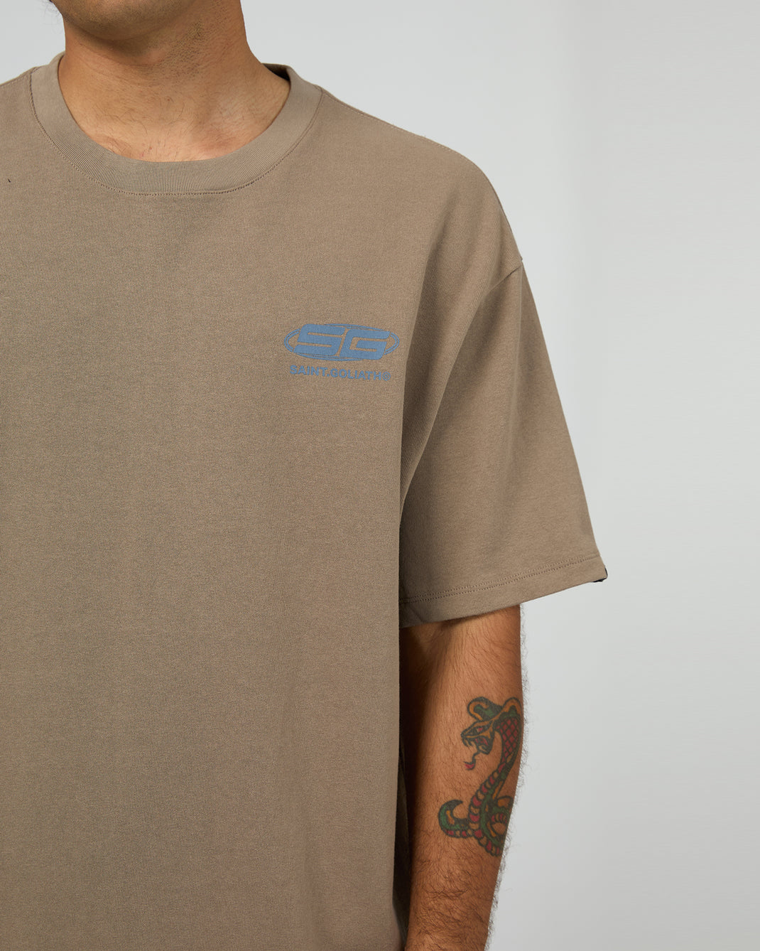 Saturn Tee Brown