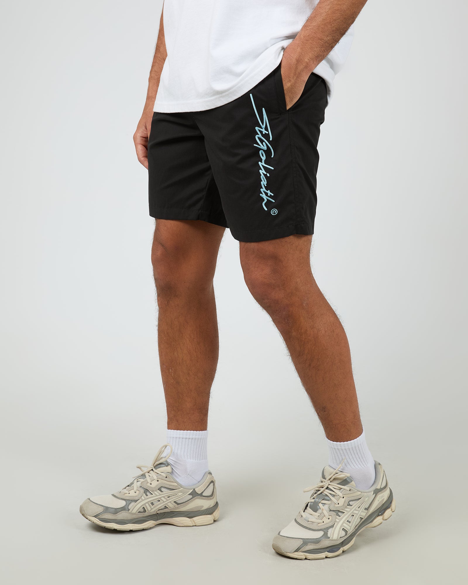 Embroided Volley Black