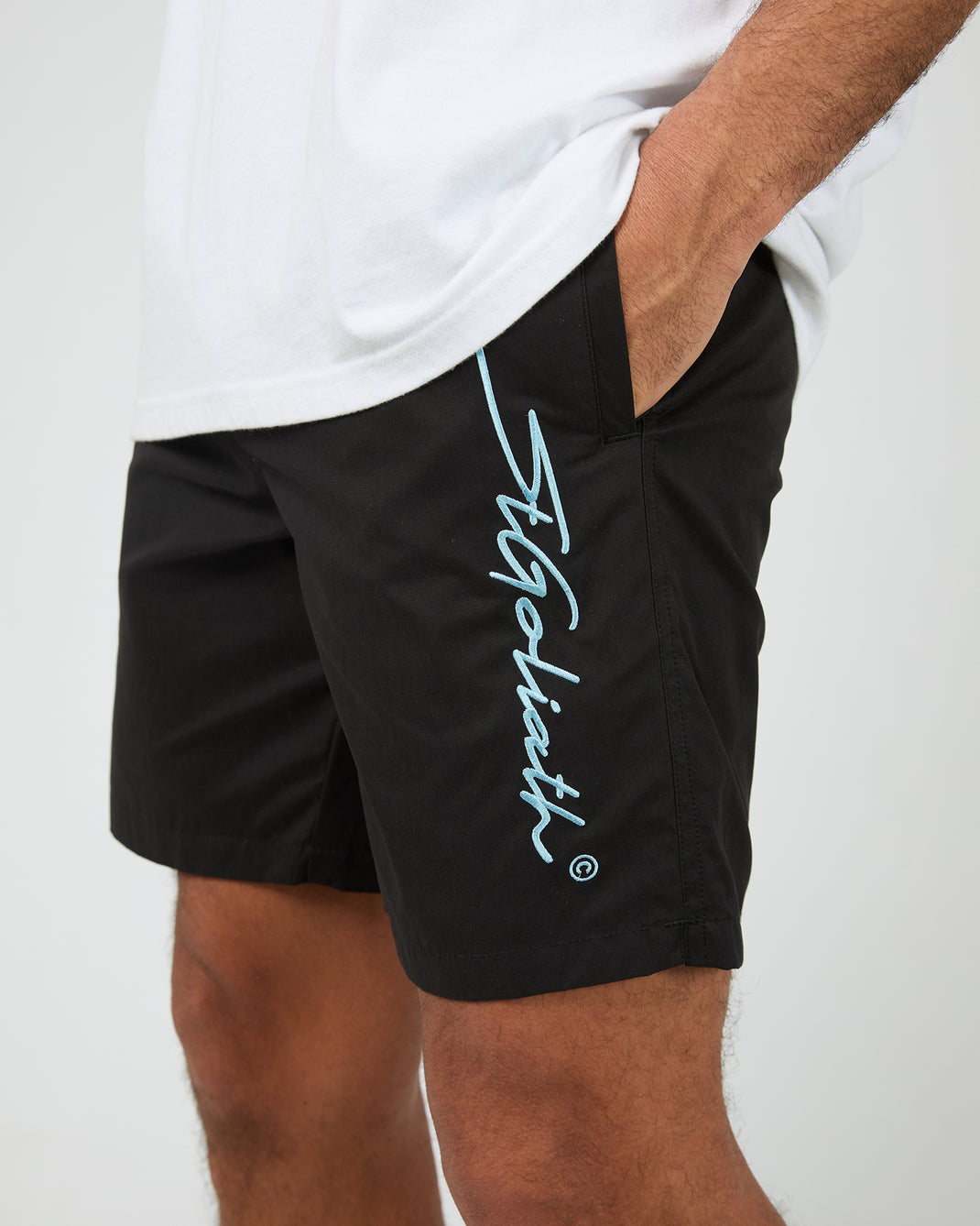 Embroided Volley Black