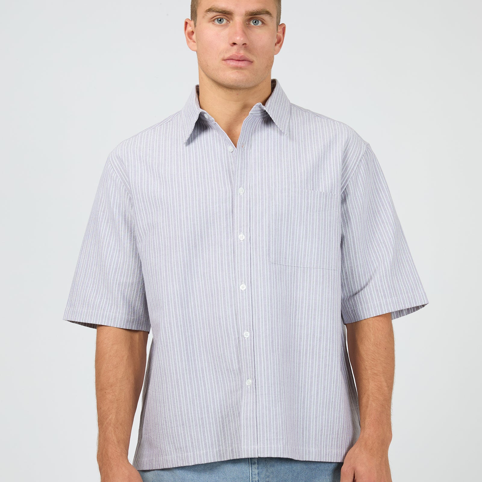 Saville Short Sleeve Shirt Mauve