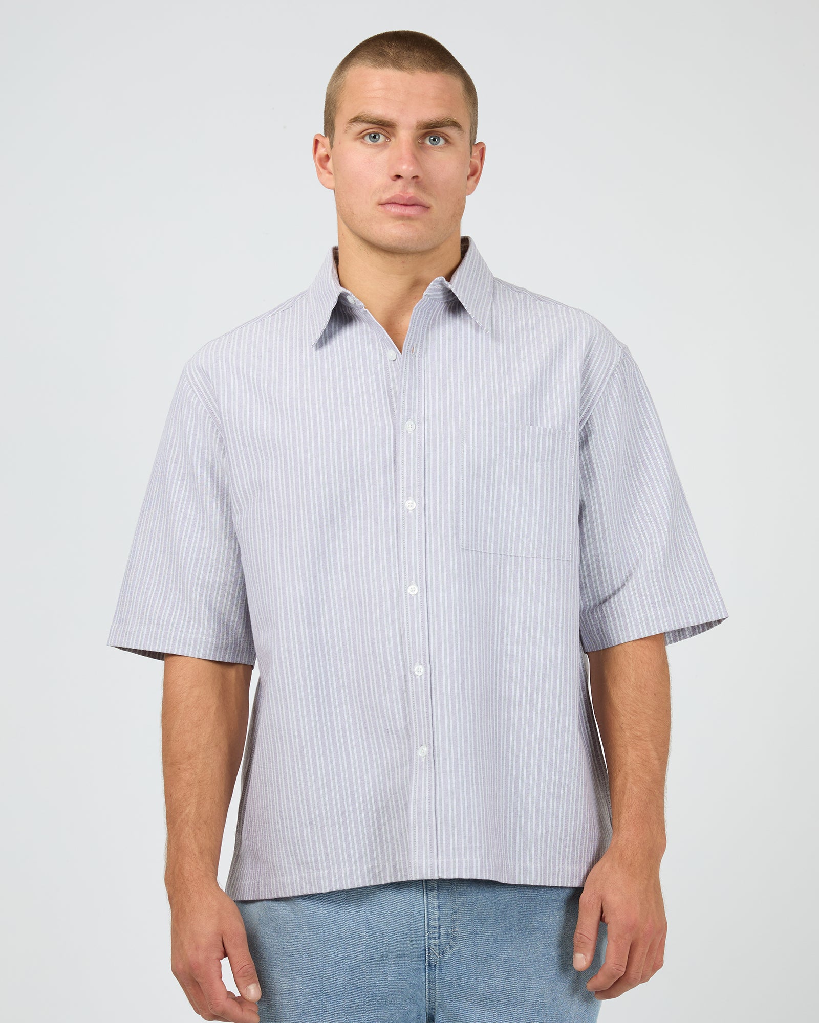 Saville Short Sleeve Shirt Mauve
