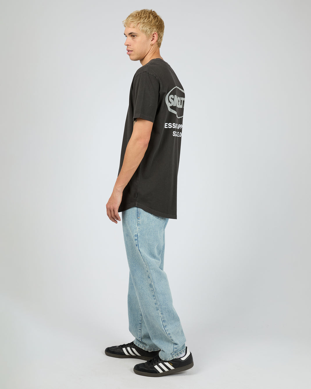 Short Circuit Tee Washed Black