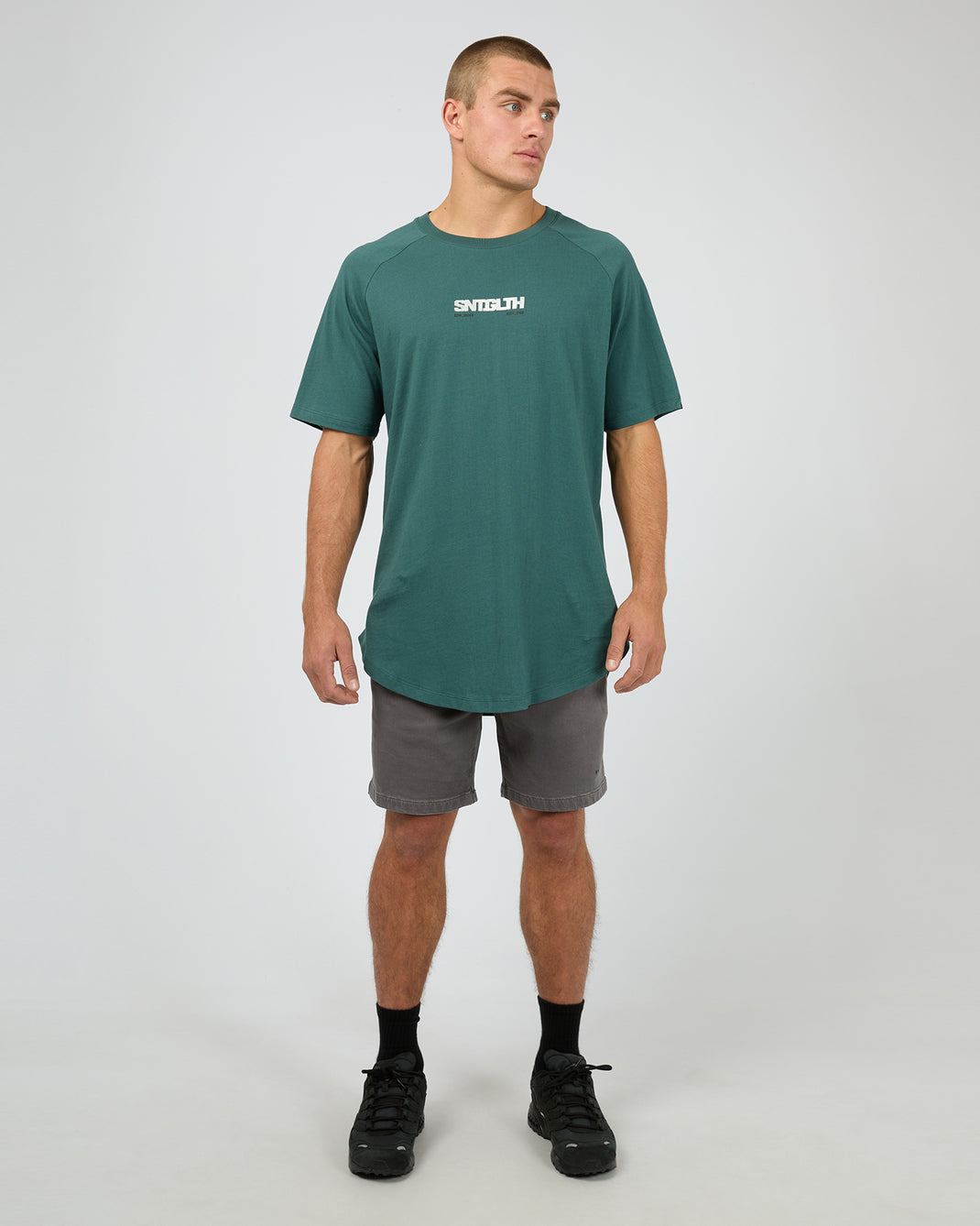 Silver Foil Tee Green