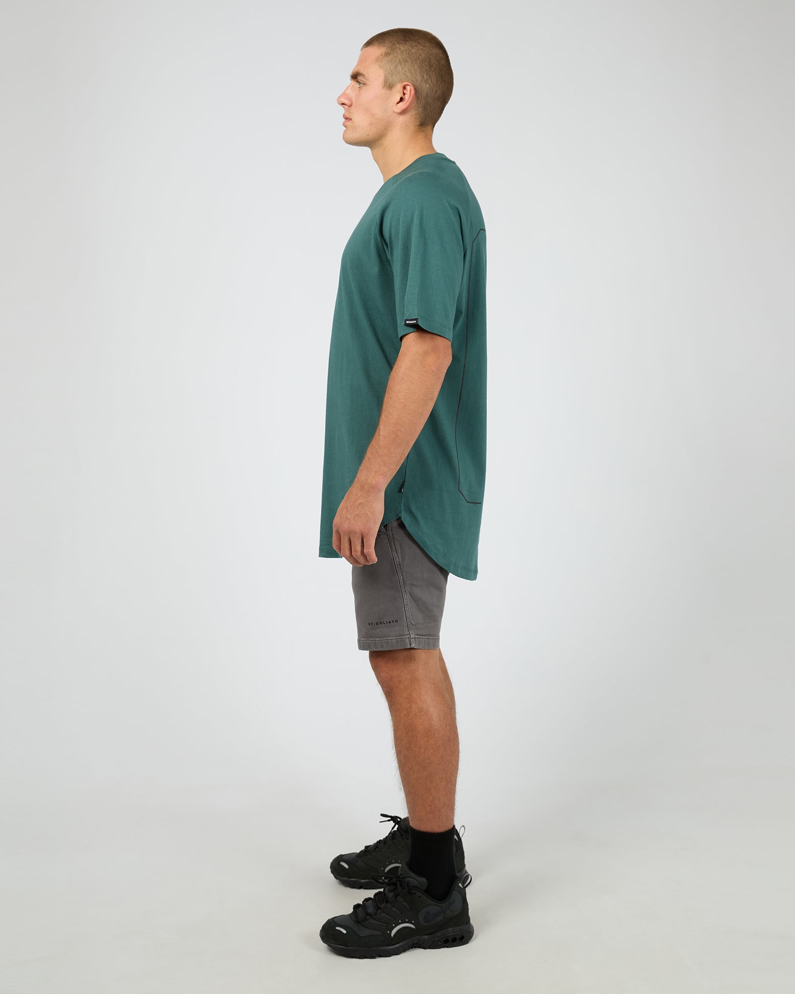 Silver Foil Tee Green