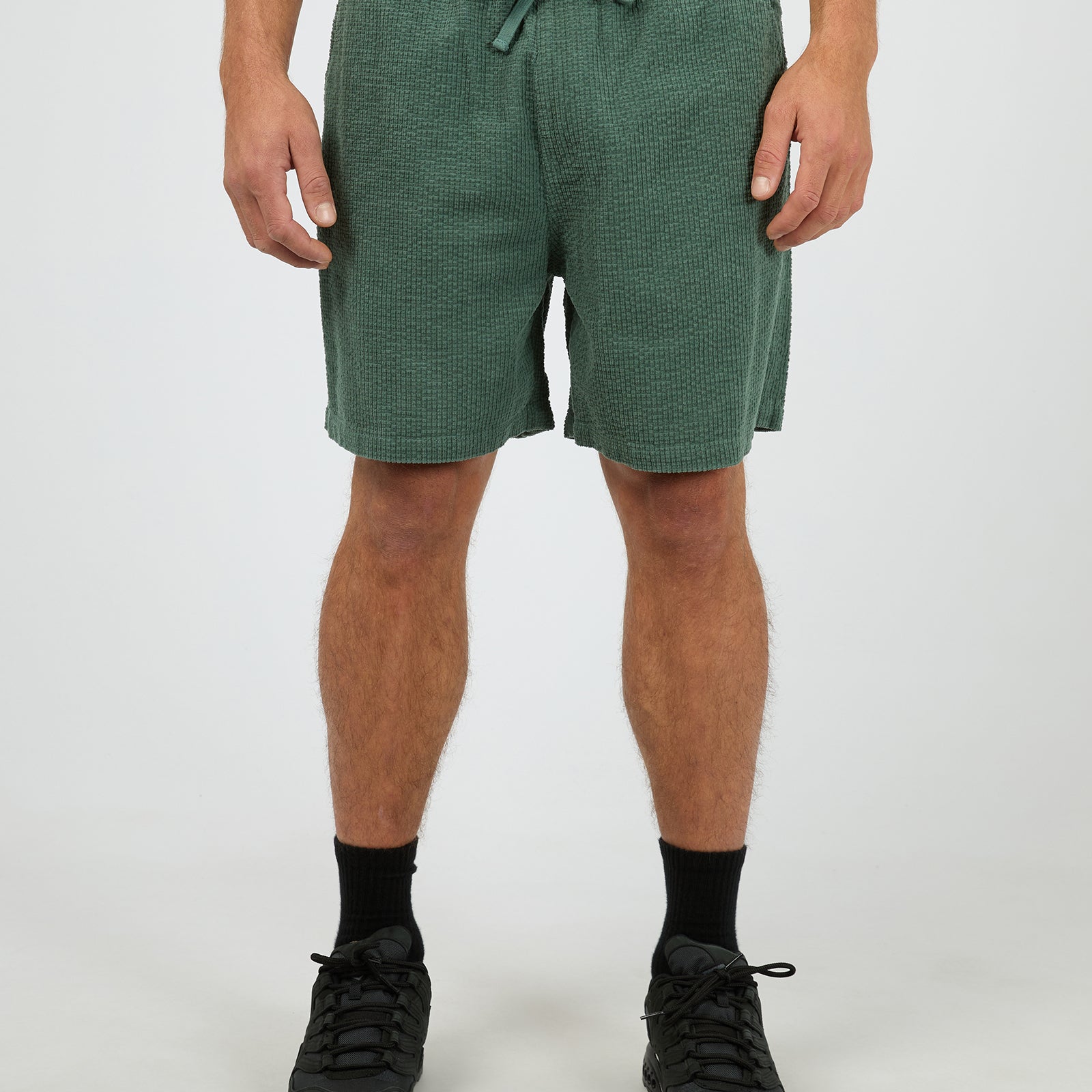 Squared Texture Short Green