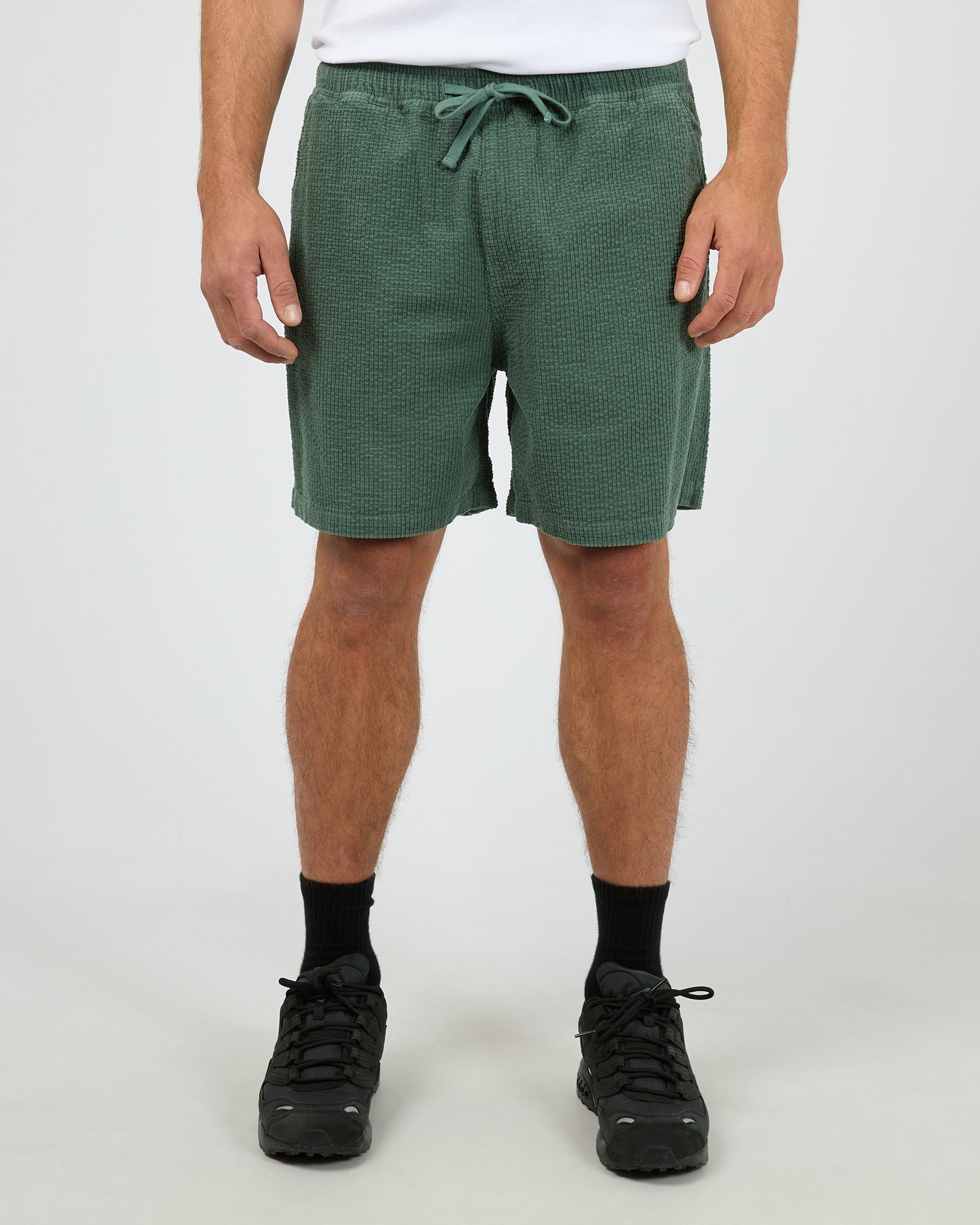 Squared Texture Short Green