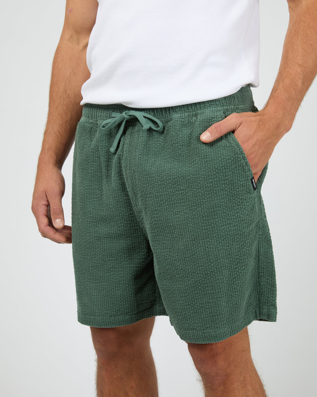 Squared Texture Short Green