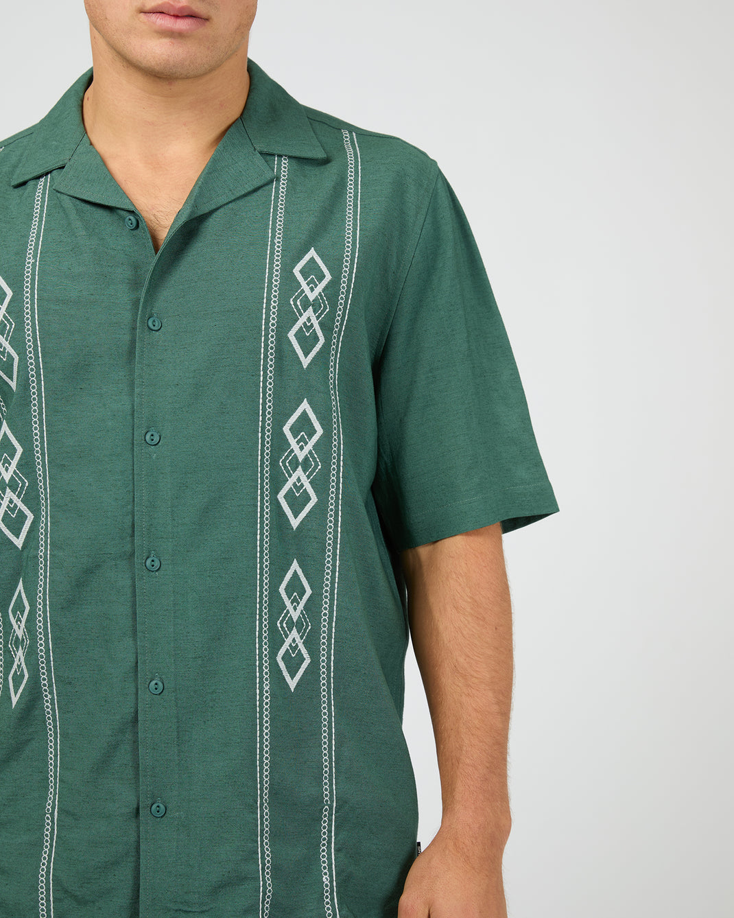 Diamond Ss Shirt Pine