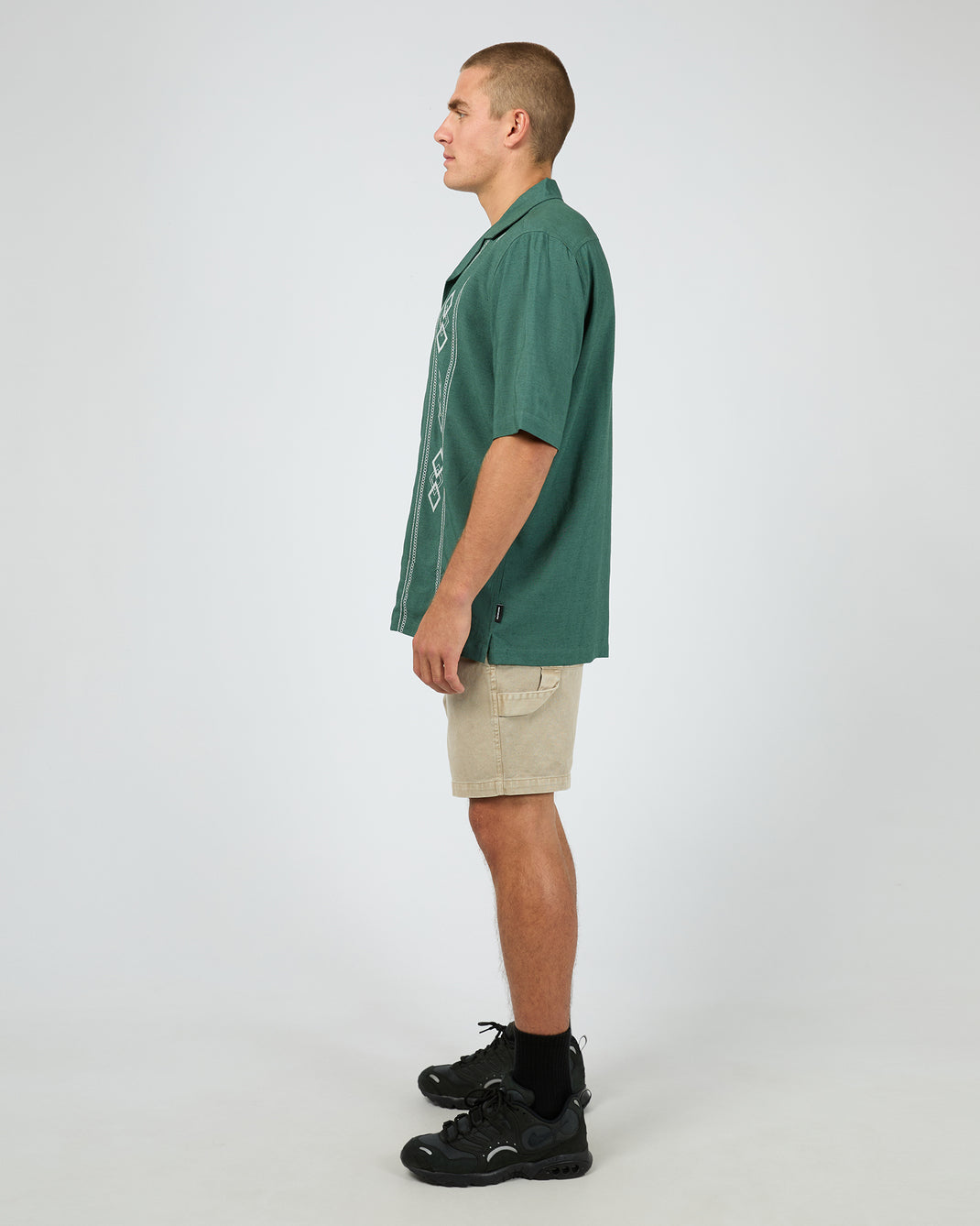 Diamond Ss Shirt Pine