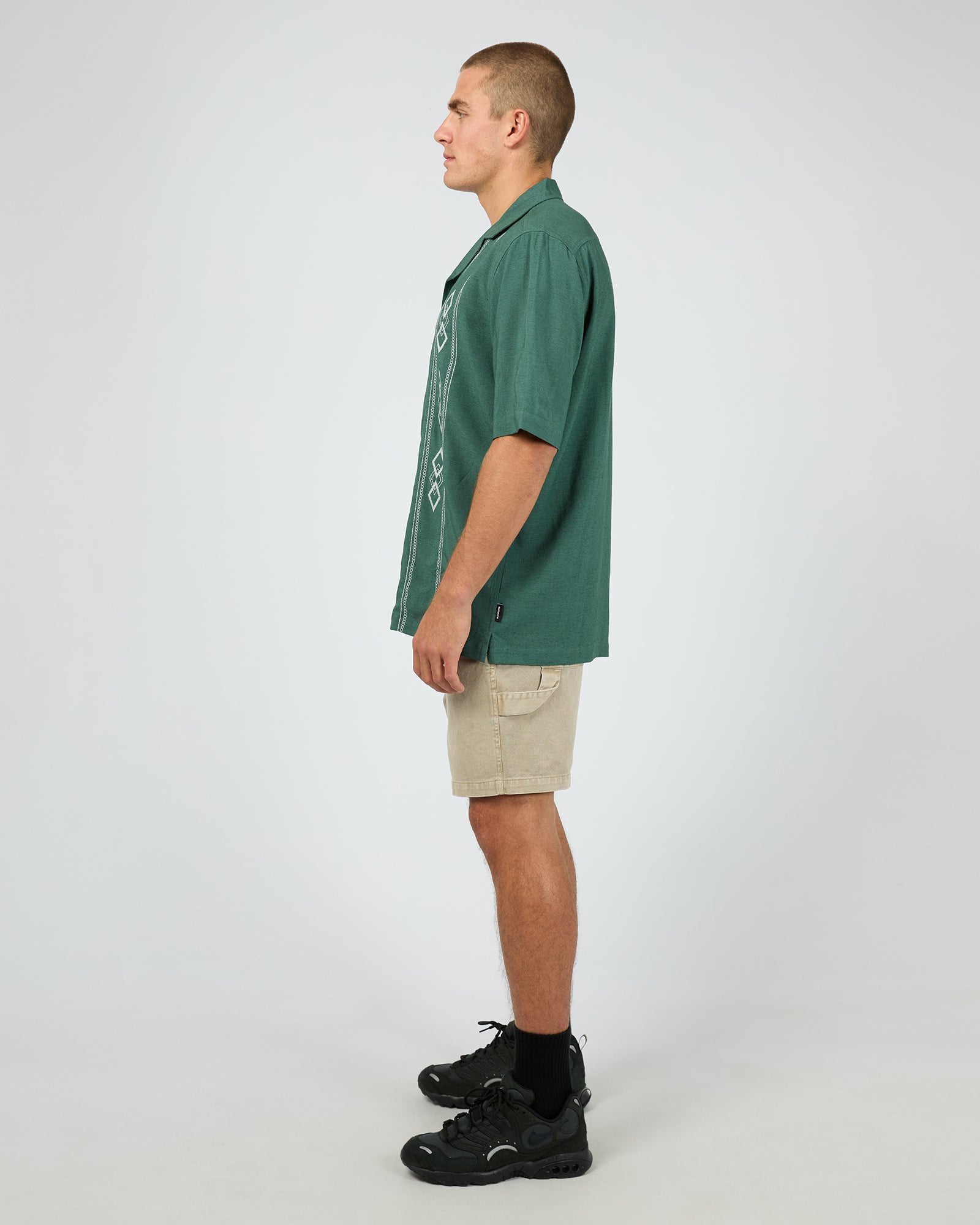 Diamond Ss Shirt Pine