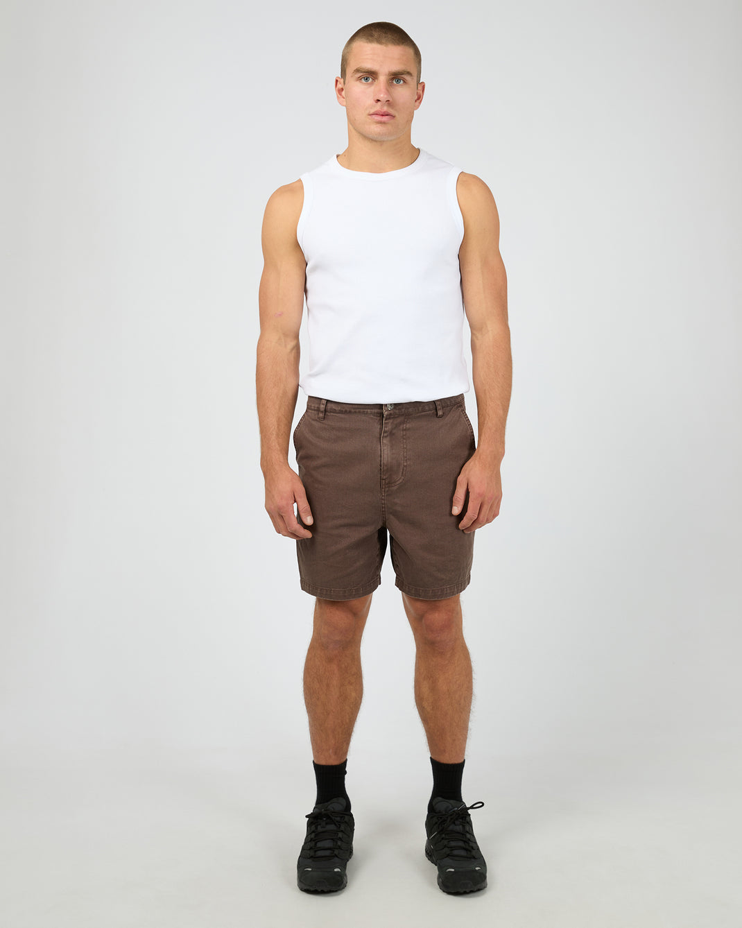Utility Short Brown