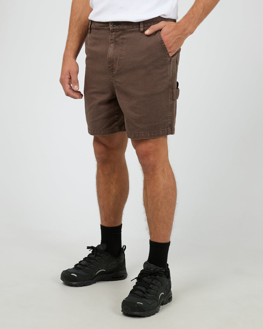 Utility Short Brown