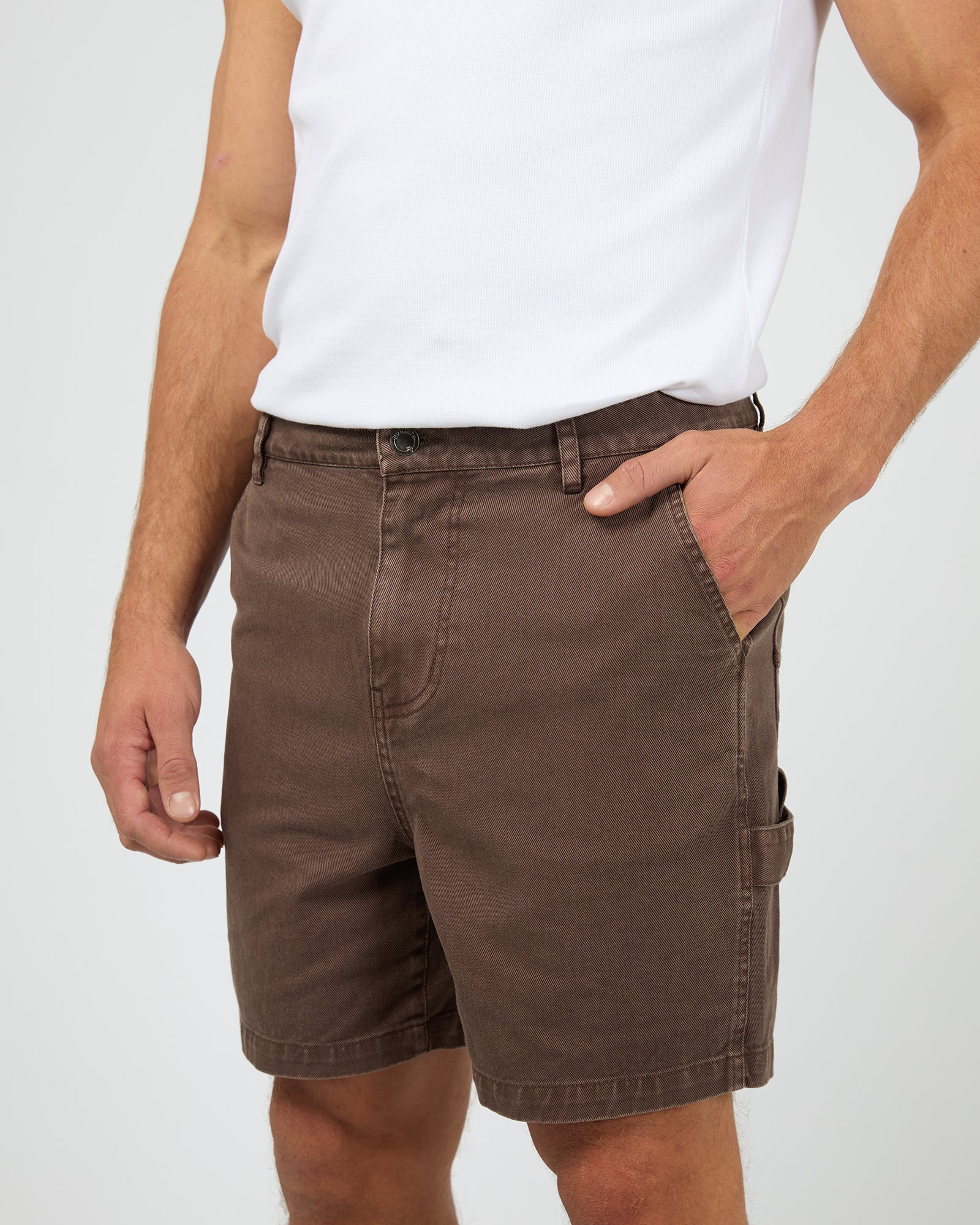 Utility Short Brown