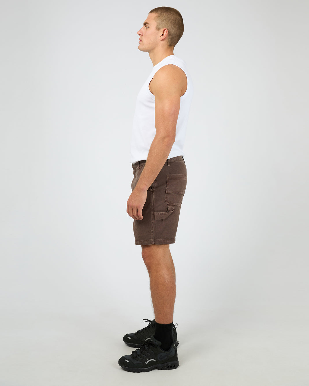 Utility Short Brown